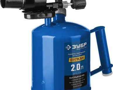 фото Лампа паяльная ВУЛКАН, со стальным эжектором, 2,0 л 40652-2.0_z02 ЗУБР