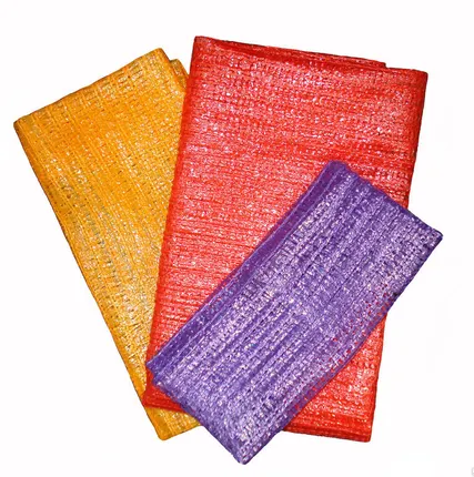 Фото №0 Сетка овощная с завязками (рейчел) 45x75, Красная, 30 кг