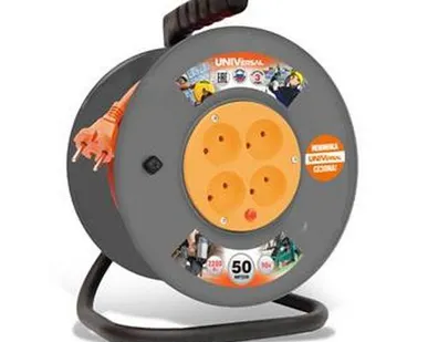 фото Удлинитель на катушке 4х30м без заземления 10А IP20 UNIVersal