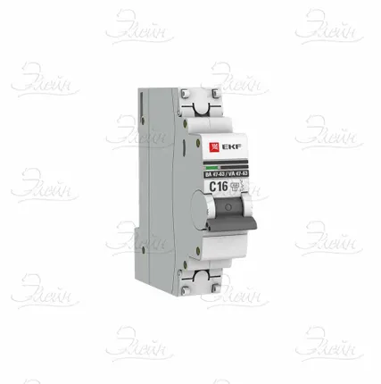 Фото №0 Автоматический выключатель 1Р ВА 47 EKF