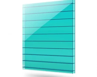 фото Сотовый поликарбонат NOVATTRO Бирюза 32 мм (2,1*12 м)