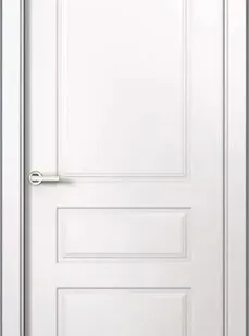 фото дверь межкомнатная глухая бизнес парк muza 3, белоснежный, 800*2000мм.