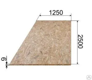 Фото №0 OSB-3 KRONOSPAN 9 мм