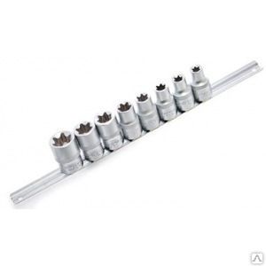 фото Набор головок torx 8 предметов 1/2 дт/20 дело техники 623108