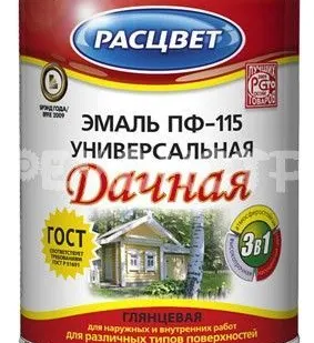 фото Эмаль ДАЧНАЯ ПФ-115 2,7кг василек (светло-голубая) (6)