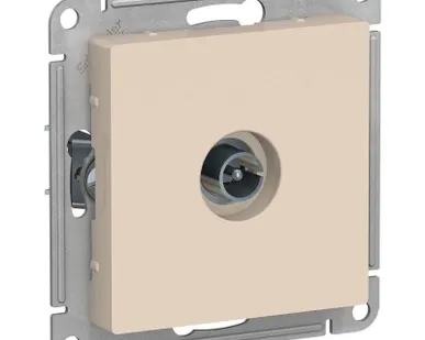 фото Розетка телевизионная TV AtlasDesign коннектор механизм беж. SE ATN000293