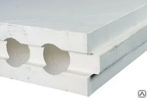 фото Гипсоплита пазогребневая Влаг. 667х500 80 мм (пустотелые)30шт