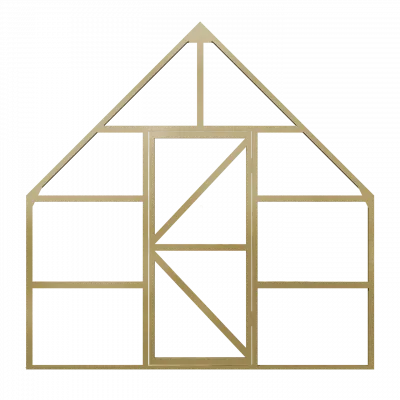 Фото №0 Перегородка для теплицы, цвет Слоновая кость (RAL 1015)