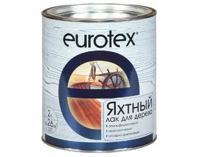 фото Eurotex (лак яхтный) глянцевый 2л/3шт
