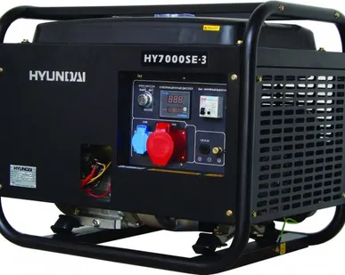 фото Бензиновый генератор Hyundai HY 7000SE-3