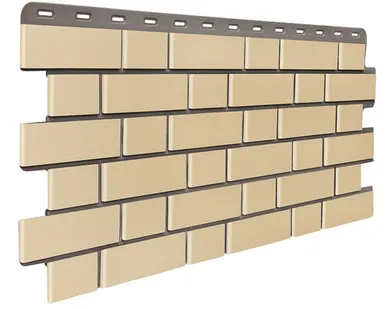 фото Фасадная панель FINEBER Кирпич KLINKER, желтый