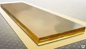 фото Лист латунный 4х600х1500 мм Л63 тв