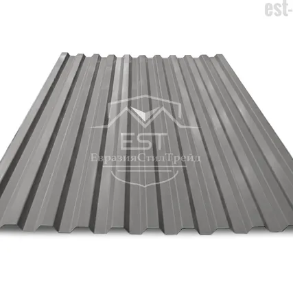 Фото №0 Профнастил С-21х1000 Pe 0.45 | RAL 7004 Серый