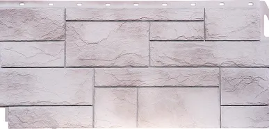 фото Фасадная панель Fineber "Камень природный" жемчужный