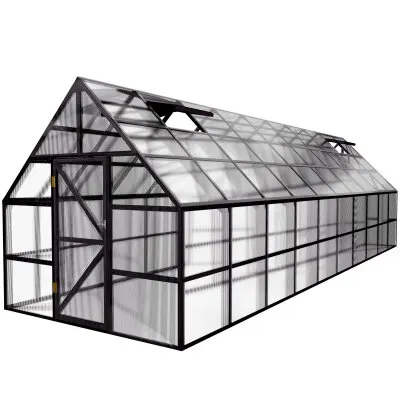 Фото №0 Теплица английская ЧЕЛСИ 3х10 м, цвет Черный (RAL 9005)