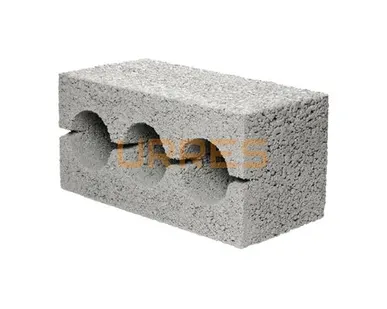 фото Керамзитоблок пустотелый 3Д М50 390х190х188 мм