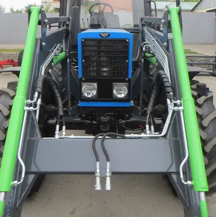 Фото №7 Фpонтaльный погрузчик ПКУ EurоМАХ на трактора МТЗ 8 и 9 серии в том числе с усиленным мостом.