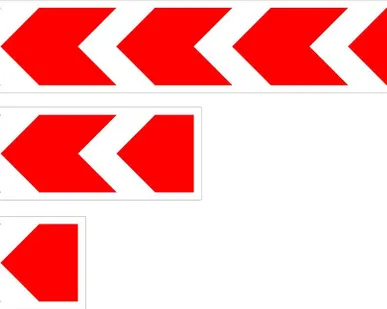 фото Прямоугольный дорожный знак 1160 х 500