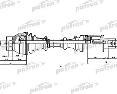 фото PDS0100 Полуось
