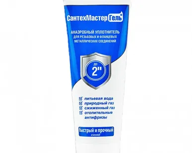фото Герметик-гель анаэробный Сантехмастер 60гр. синий