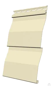 фото Сайдинг виниловый Деке (DÖCKE) Корабельный брус цвет Банан (0.232х3,66м)