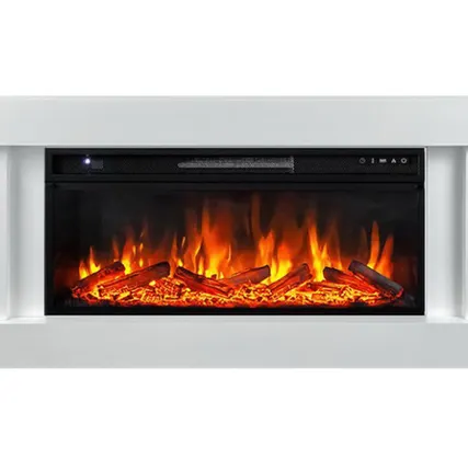 Фото №0 Каминокомплект Line под Vision 42 белый + Royal Flame Vision 42 LOG Led