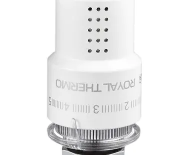 фото Термоголовка жидкостная Royal Thermo Design М30х1,5 (белый)