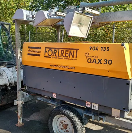 Фото №0 Осветительная мачта дизельная с генератором 24 кВт в аренду