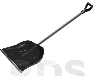 фото Лопата снеговая черная, ковш 420х410, в сборе 1 шт. в уп.