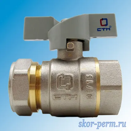 Фото №2 Кран для металлопластиковых труб 26х1&quot; СTМ Ц-ВР