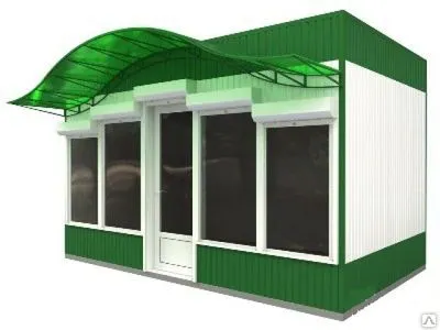 Фото №0 Киоск с навесом