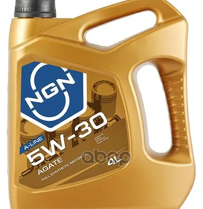 Фото №0 NGN 5W-30 Agate A-Line Sn/Cf 4Л (Синт. Мотор. Масло)