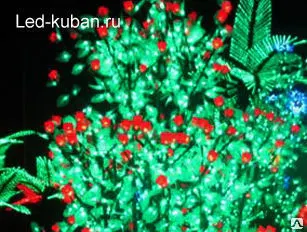 фото Светодиодный «Розовый куст» деревья