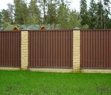 фото Установка заборов