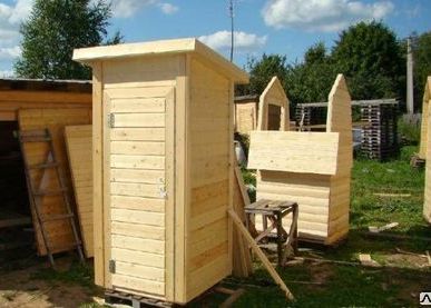 фото Туалет деревянный 1000/1200/2200 срубы