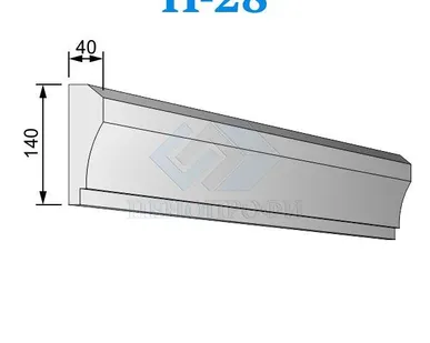 фото Фасадные наличники из пенопласта (пенополистирола) Н-28 ПСБ-С-25Ф