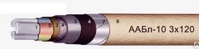 фото Кабель ААБл-10 3х120