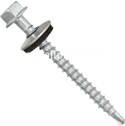 Фото №0 Саморез кровельный ( цинк) 5,5x32 (упаковка) 3000 шт