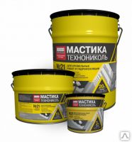 фото Мастика кровельная N21 "Техномаст" (ведро 20 кг)