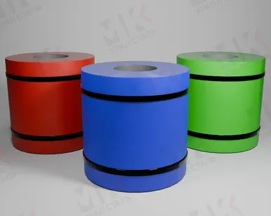 фото Рулон с полимерным покрытием 1,6 мм сталь 08пс ГОСТ 52146-2003