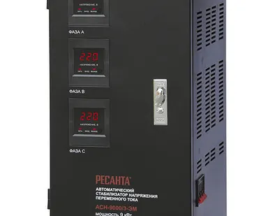 фото Стабилизатор напряжения трехфазный АСН-9000/3-ЭМ