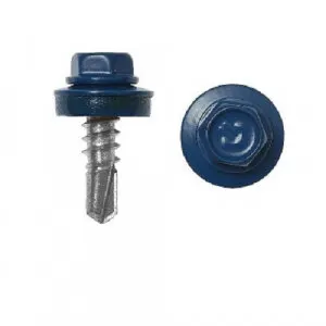 фото Саморез кровельный 4,8х35, (ультрамарин синий) RAL 5002 КРс ZP