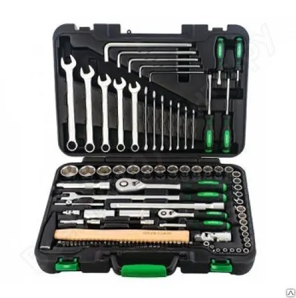 Фото №0 Набор торцевых головок HITACHI 1/4" и 1/2" 101 предмет