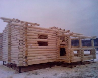 фото Срубы бань и домов