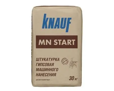 фото кнауф мн старт гипсовая штукатурка 30 кг.