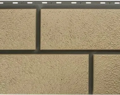 фото Фасадная панель Камень Неаполитанский (слоновая кость)