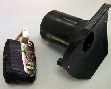 фото Седелочный отвод э/с патрубок накладка ПЭ100 SDR11 D 225-280 х 63/75/90мм
