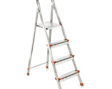 фото Стремянка 4 ступени стальная оцинкованная 1,47м РемоКолор
