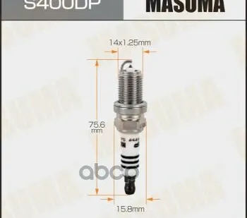 фото S400DP MASUMA Свеча зажигания Masuma арт. S400DP