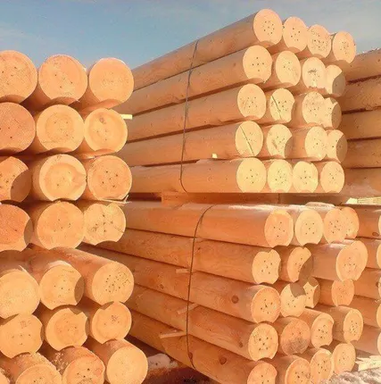 Фото №0 Бревно оцилиндрованное D от 160 мм до 180 мм